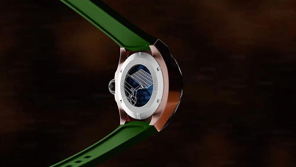 Nubeo NB-6075-0B Mens Watch Messenger Tourbillon Limited 52mm 10ATM