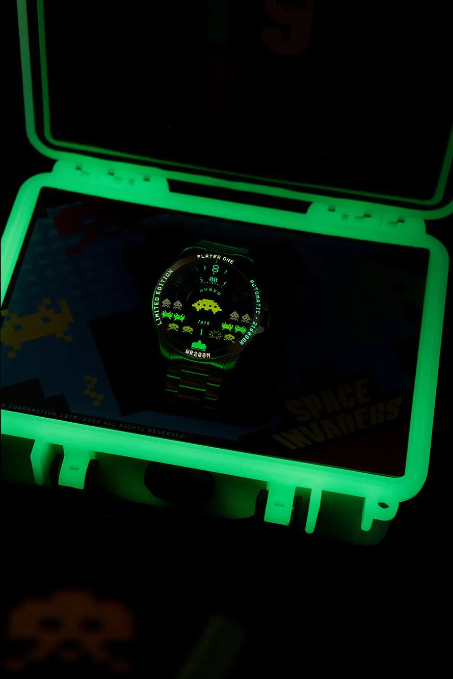 Nubeo NB-6082-SI-33 Mens Watch Quasar Automatic Limited 48mm 20ATM