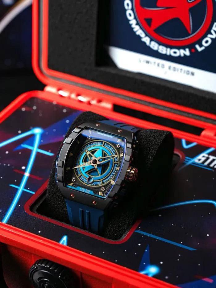 Nubeo NB-6098-03 Mens Watch Star Trek Starfleet Automatic Limited 48mm 5ATM