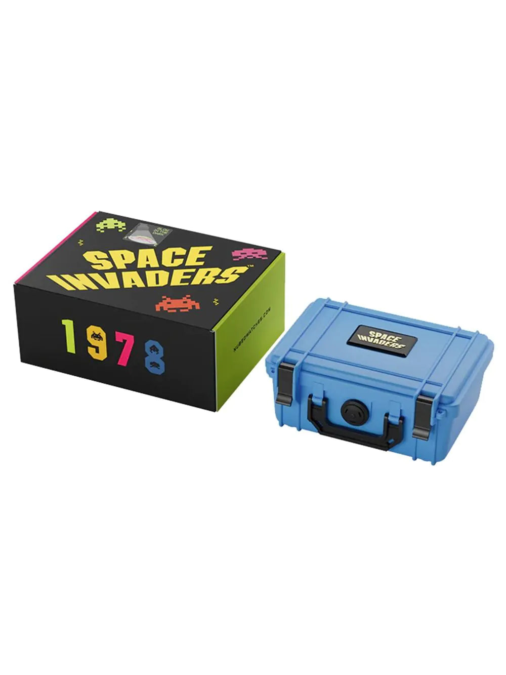 Nubeo NB-6099-SI-03 Mens Watch Space Invaders Limited Edition Automatic 44mm 5ATM