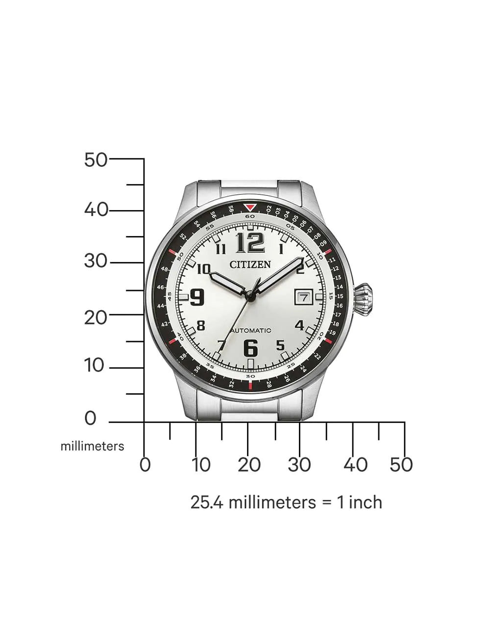 Citizen NJ0190-51A Mens Watch Urban Military Automatic 40mm 10ATM