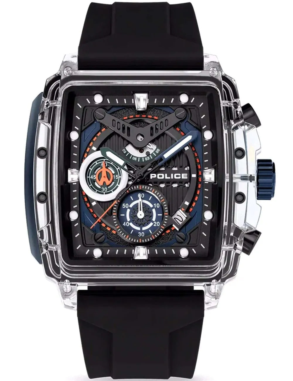 Police PEWGO0052401-SET Mens Watch Clout Set Chrono 43mm 3ATM