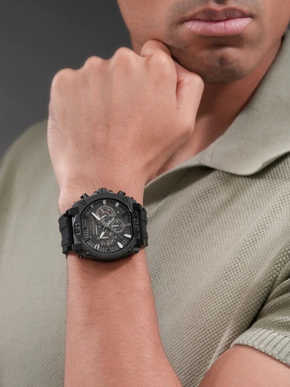Police PEWGO0092901 Mens watch Norwood Chronograph 45mm 5ATM