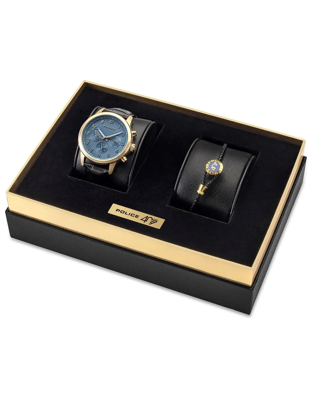 Police PEWJF0030401-SET B Mens Watch Raho 44mm 5ATM with Bracelet Limited Edition