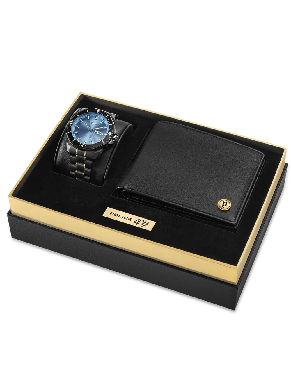 Police PEWJH0030301-SET A Mens Watch Thornton 43mm 5ATM with wallet Limited Edition