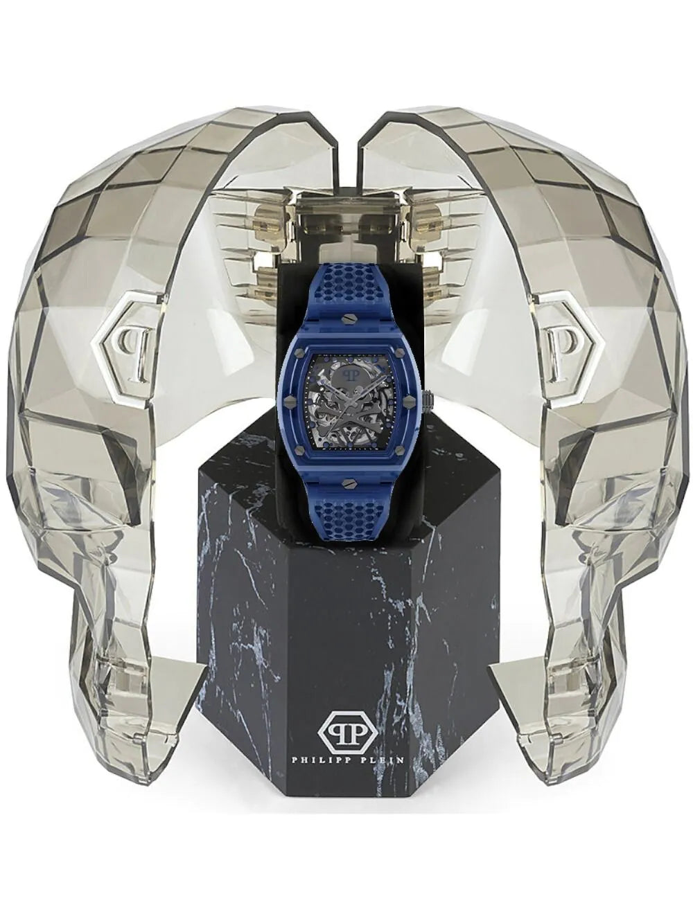 Philipp Plein PWPTA0324 Automatic Mens Watch The $keleton Crystal 44mm 5ATM