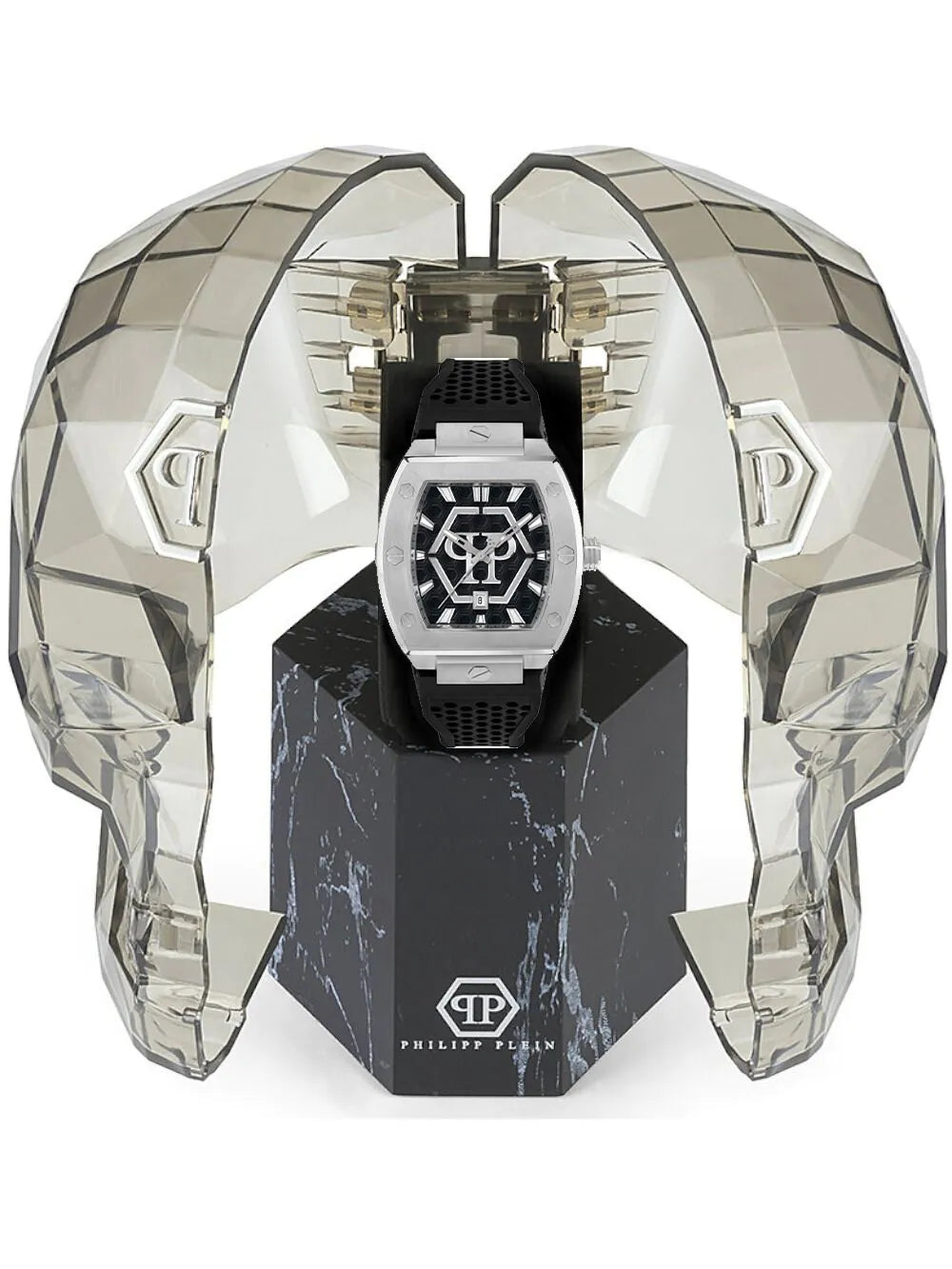 Philipp Plein PWPUA0524 Mens Watch The Hexagon Phantom 44mm 5ATM