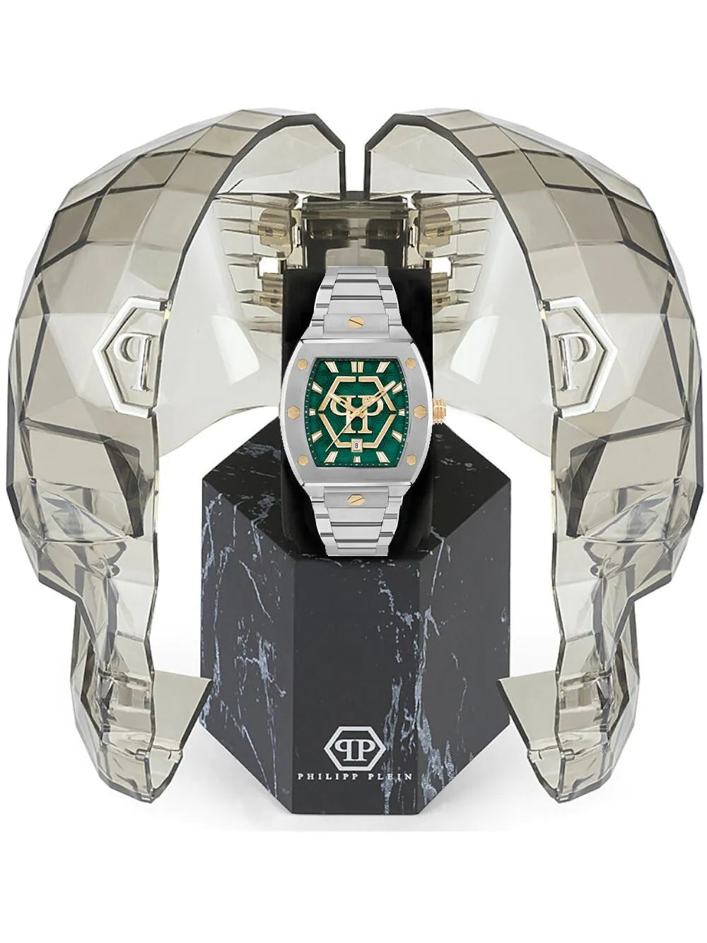 Philipp Plein PWPUA0825 Mens Watch The Hexagon Phantom 44mm 5ATM