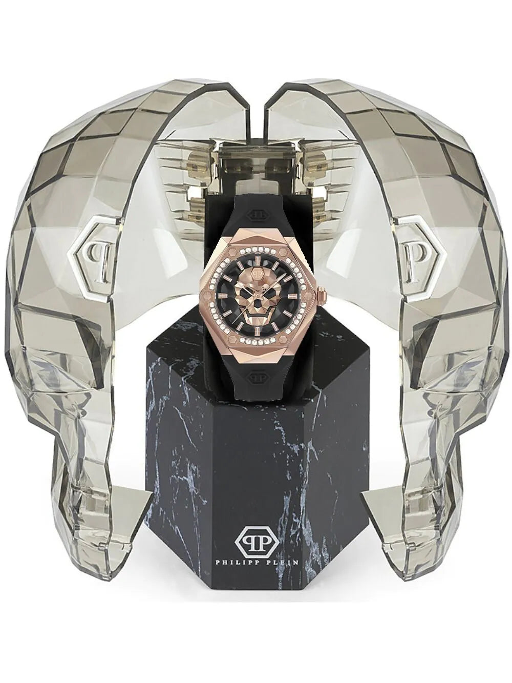 Philipp Plein PWPWA0424 Mens Watch The $kull Spikes 46mm 5ATM
