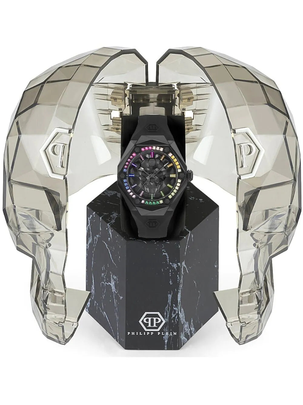 Philipp Plein PWPWA0524 Mens Watch The $kull Spikes 46mm 5ATM