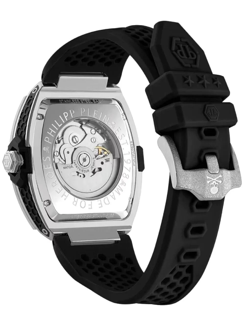 Philipp Plein PWJFA0925 Mens Watch The $keleton Frosted Automatic 44mm 5ATM