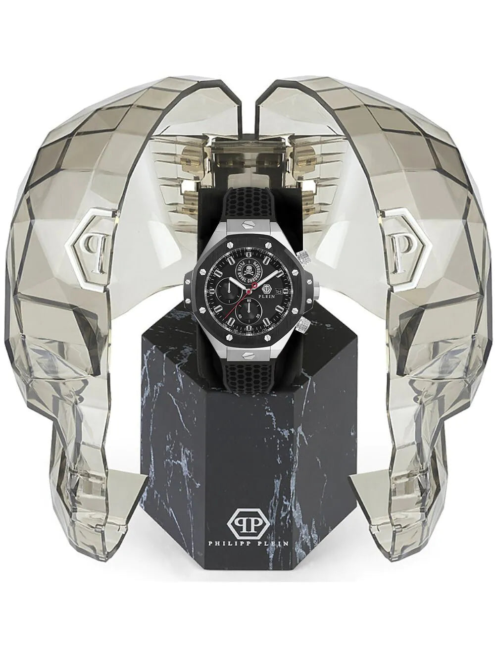 Philipp Plein PWLFA0225 Mens Watch Plein Chrono Royal 46mm 5ATM
