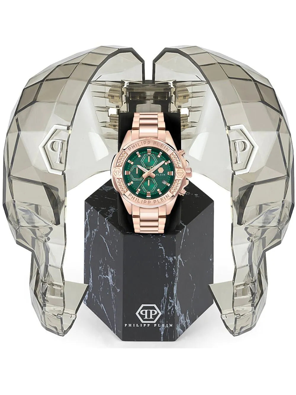Philipp Plein PWWFA0625 Mens Watch The $kull Chrono 45mm 5ATM