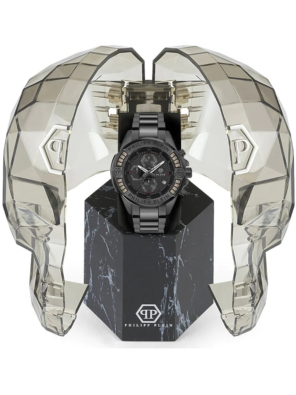 Philipp Plein PWWFA0725 Mens Watch The $kull Chrono 45mm 5ATM