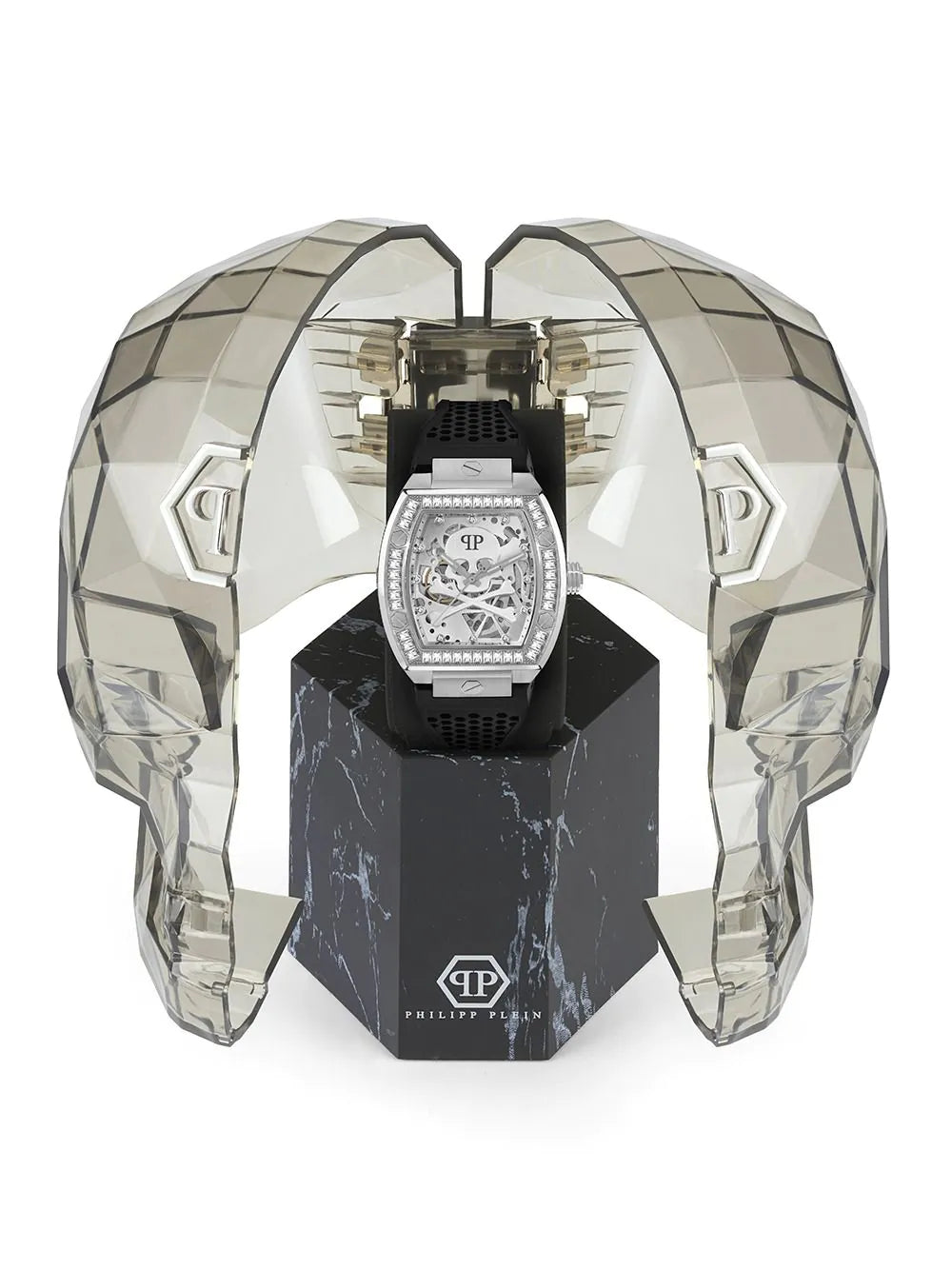 Philipp Plein PWBAA1323 Mens Watch The Skeleton Automatic 44mm 5ATM