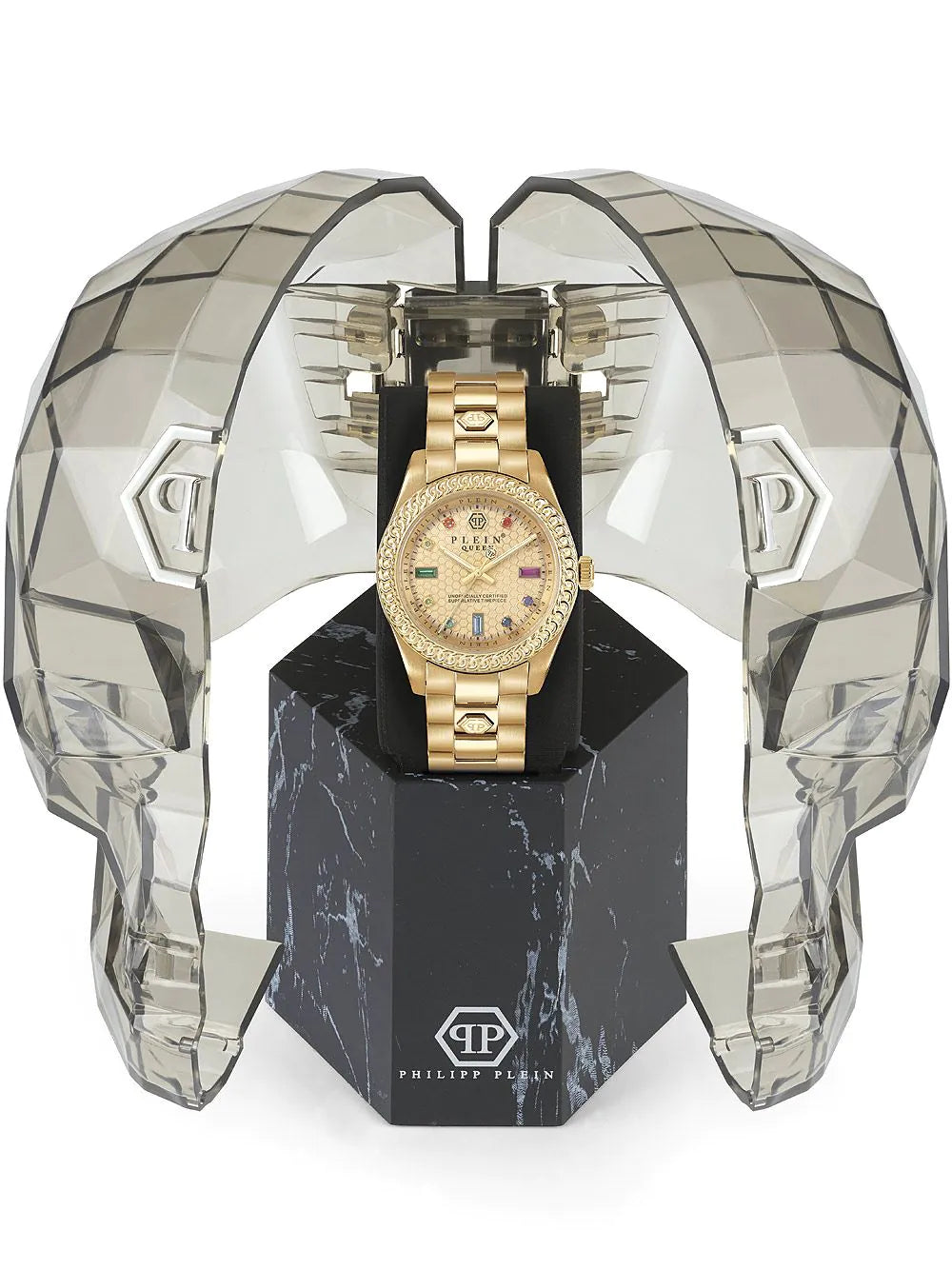 Philipp Plein PWDAA0721 Queen Crystal Ladies Watch 36mm 5ATM