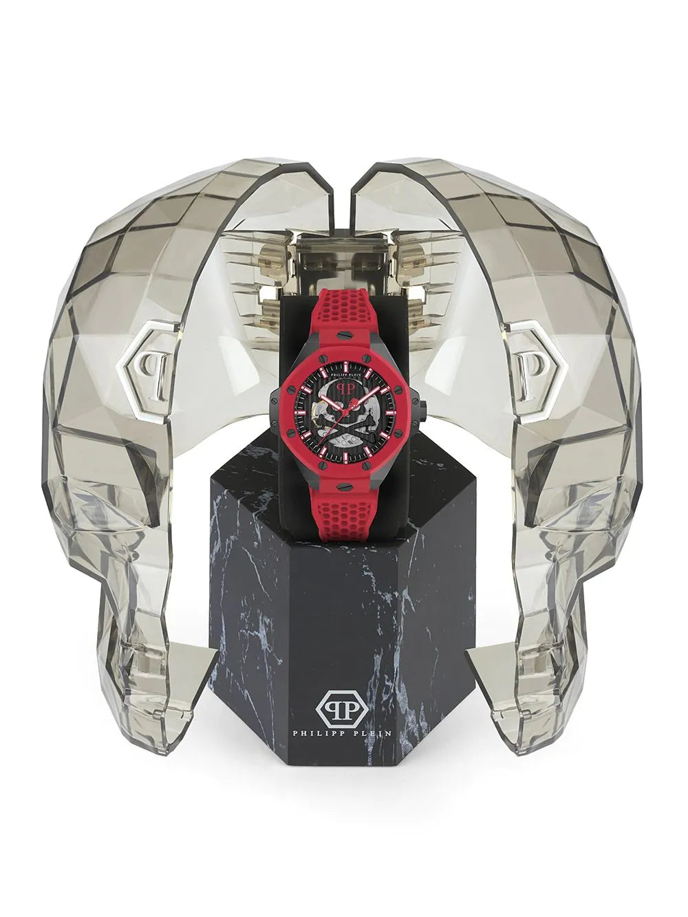 Philipp Plein PWPFA0524 Mens Watch Skeleton Royal Automatic 46mm 5ATM