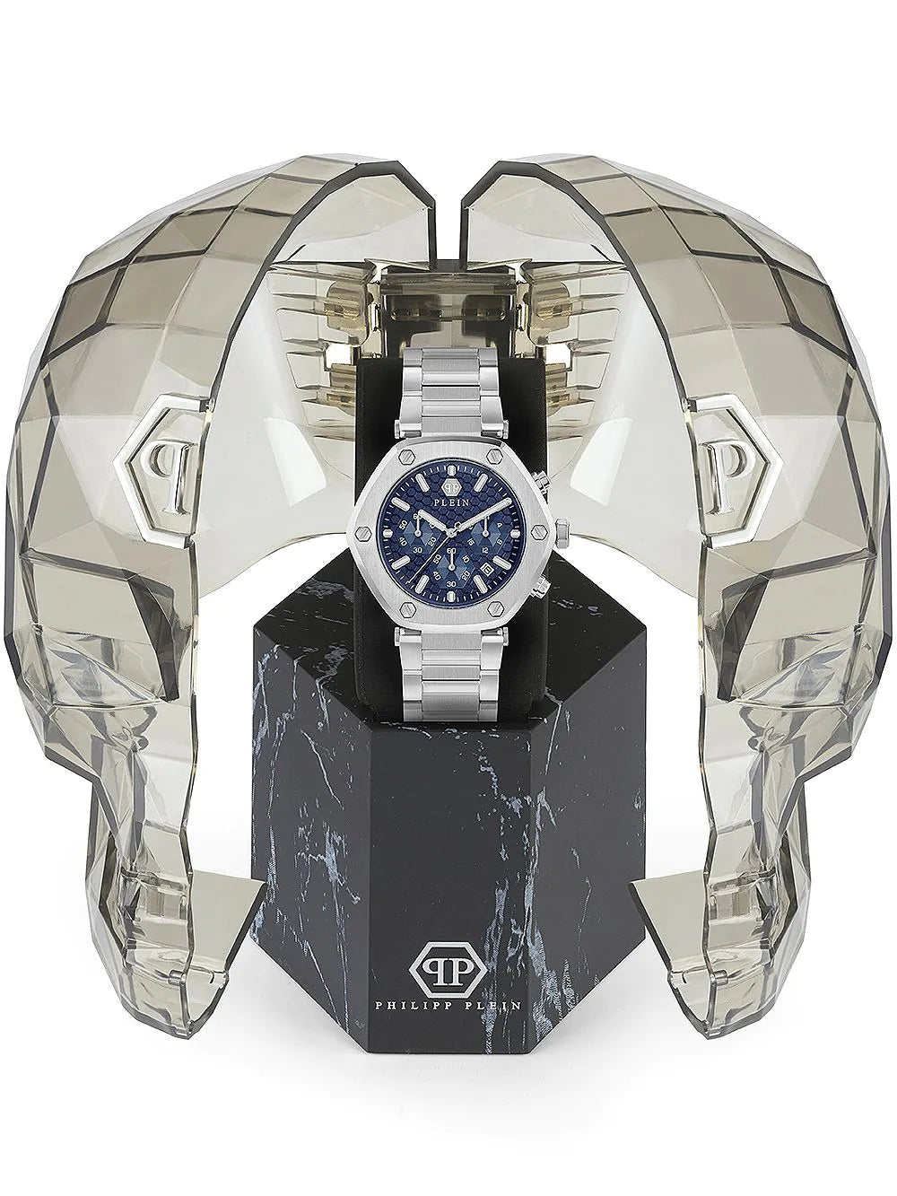 Philipp Plein PWZBA0323 The Hexagon Chronograph Unisex Watch 42mm 5ATM