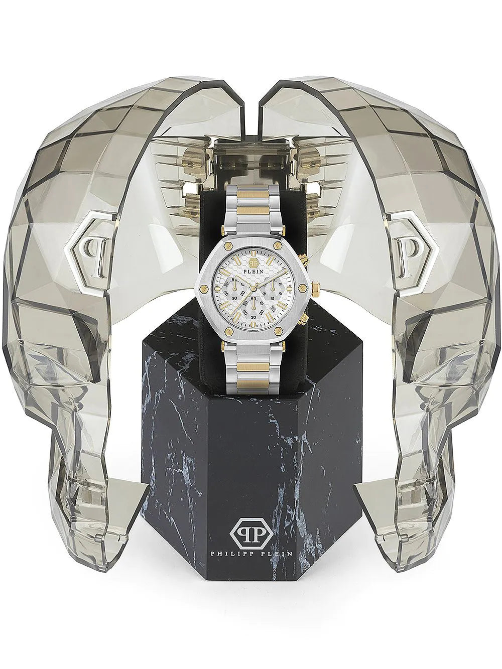 Philipp Plein PWZBA0423 The Hexagon Chronograph Unisex Watch 42mm 5ATM