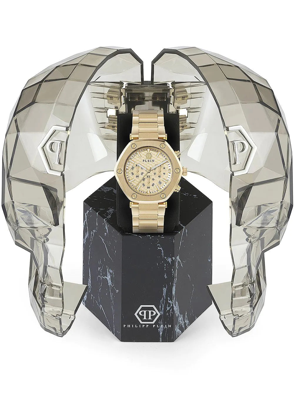 Philipp Plein PWZBA0523 The Hexagon Chronograph Unisex Watch 42mm 5ATM