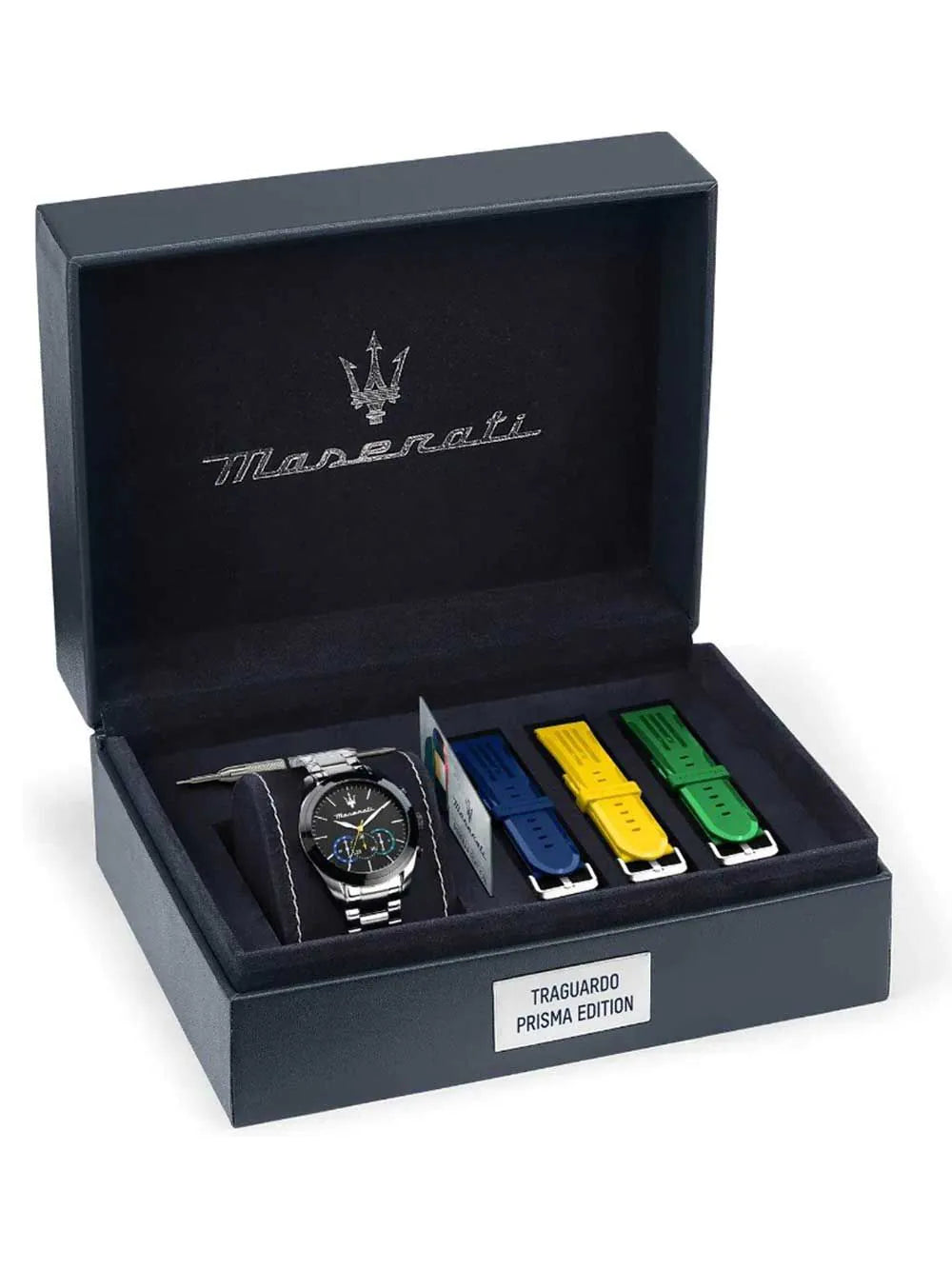 Maserati R8873612061 Mens Watch Traguardo Chronograph Prisma Edition Set 45mm 10ATM