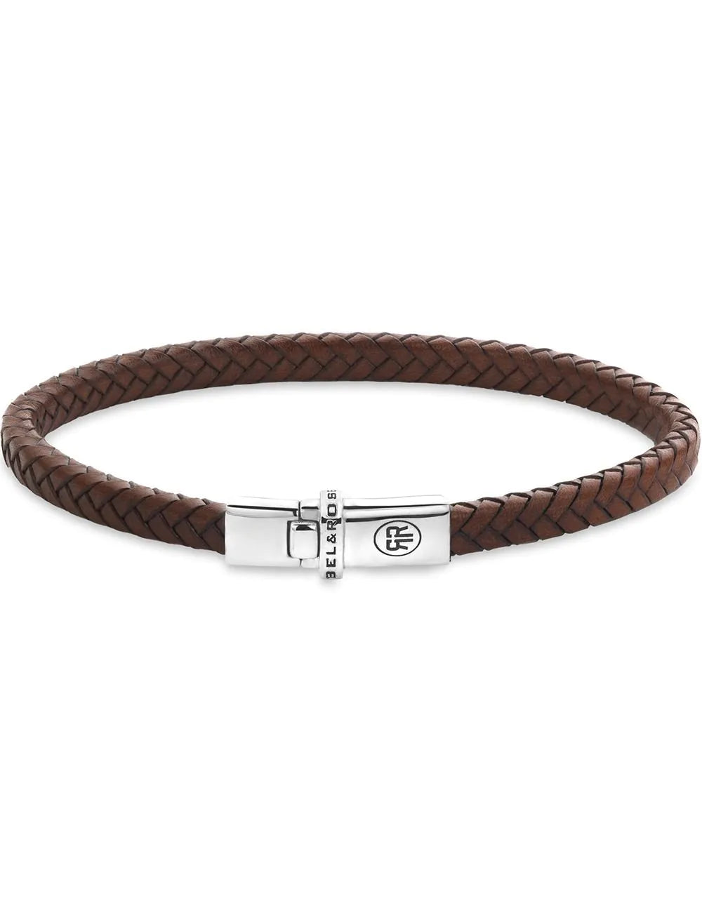 Rebel & Rose RR-L0176-S-M Bracelet Xtra Small Braided Cognac