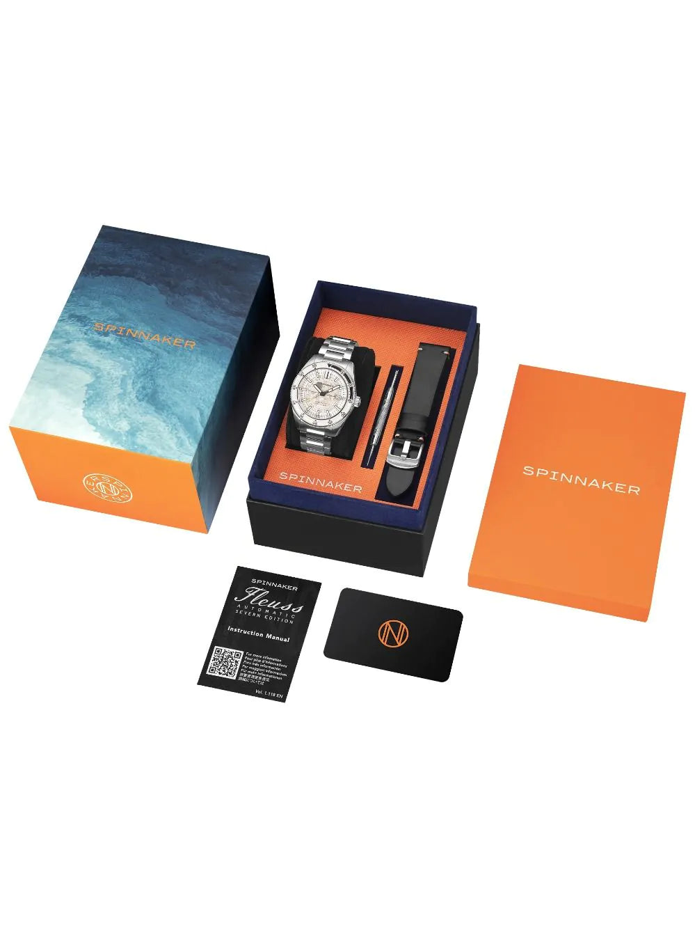 Spinnaker SP-5118-11 Mens Watch Fleuss Automatic 43mm 15ATM