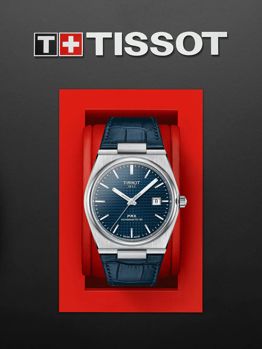 Tissot T1374071604100 Herrenuhr PRX Powermatic-80 Automatik 40mm 10ATM