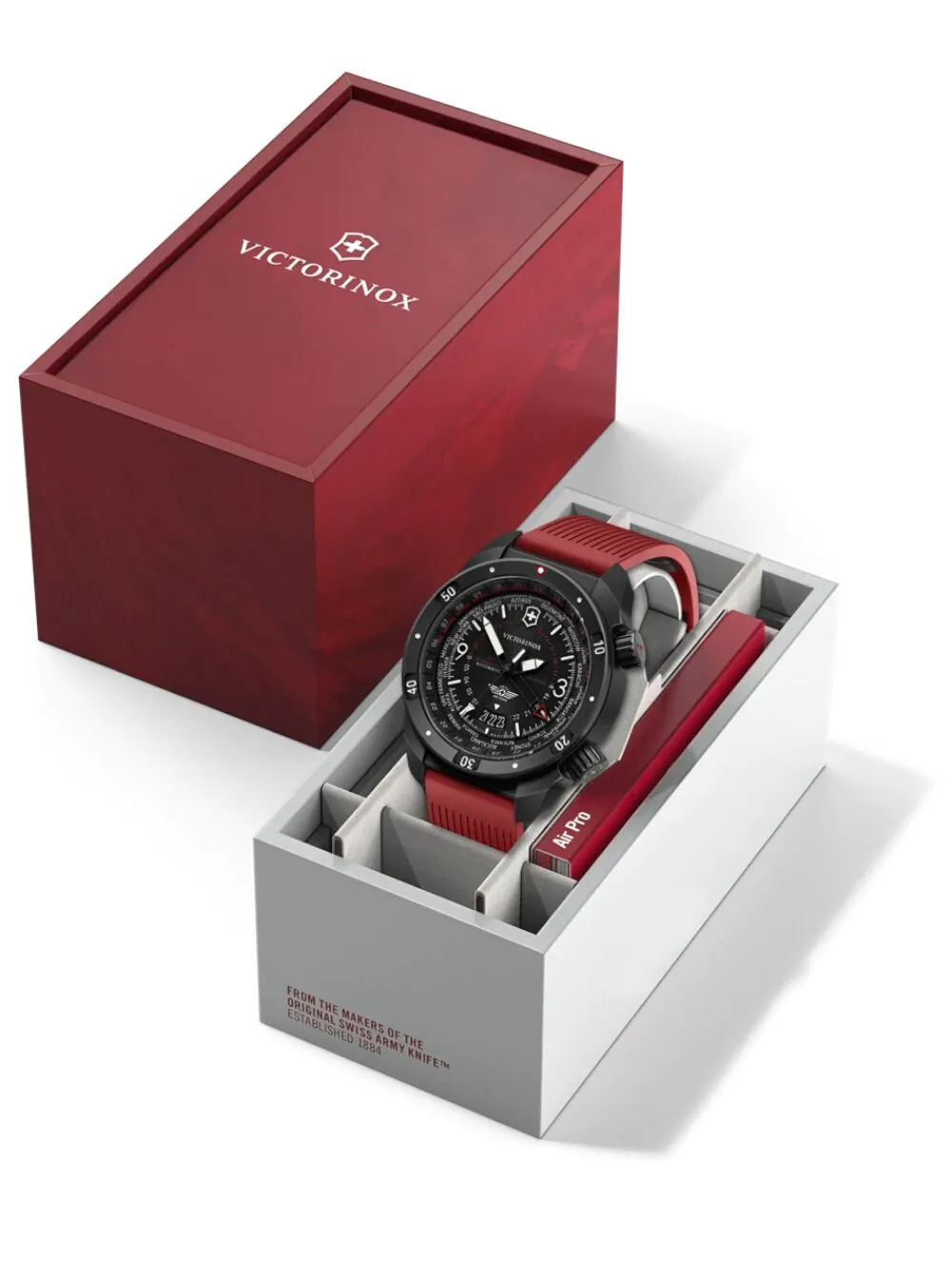 Victorinox 242006 Mens Watch Air Pro GMT Automatic 43mm 20ATM