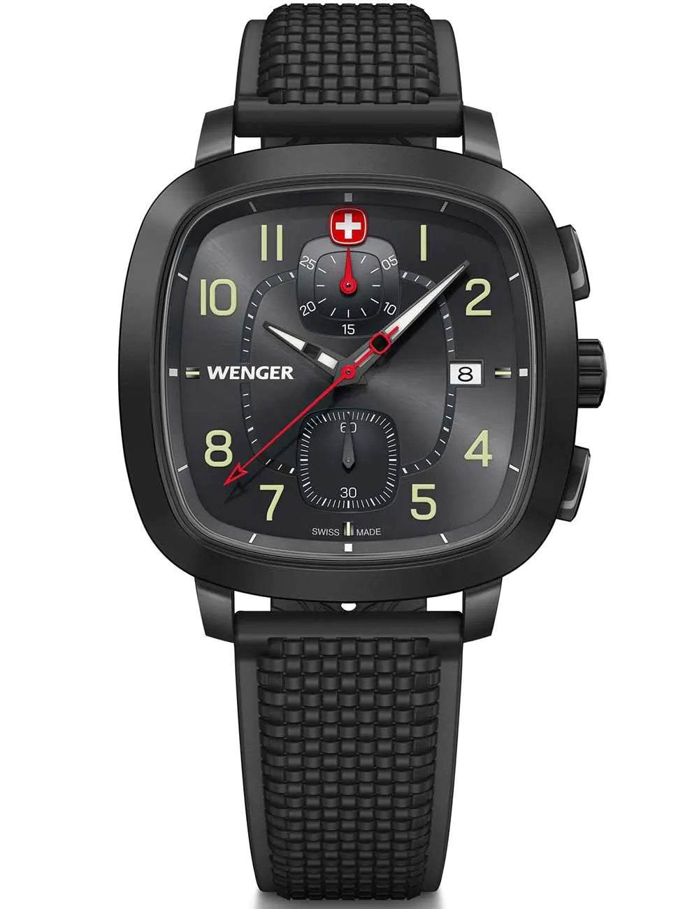 Wenger 01.1933.114 Mens Watch Vintage Sport Chronograph 40mm 5ATM