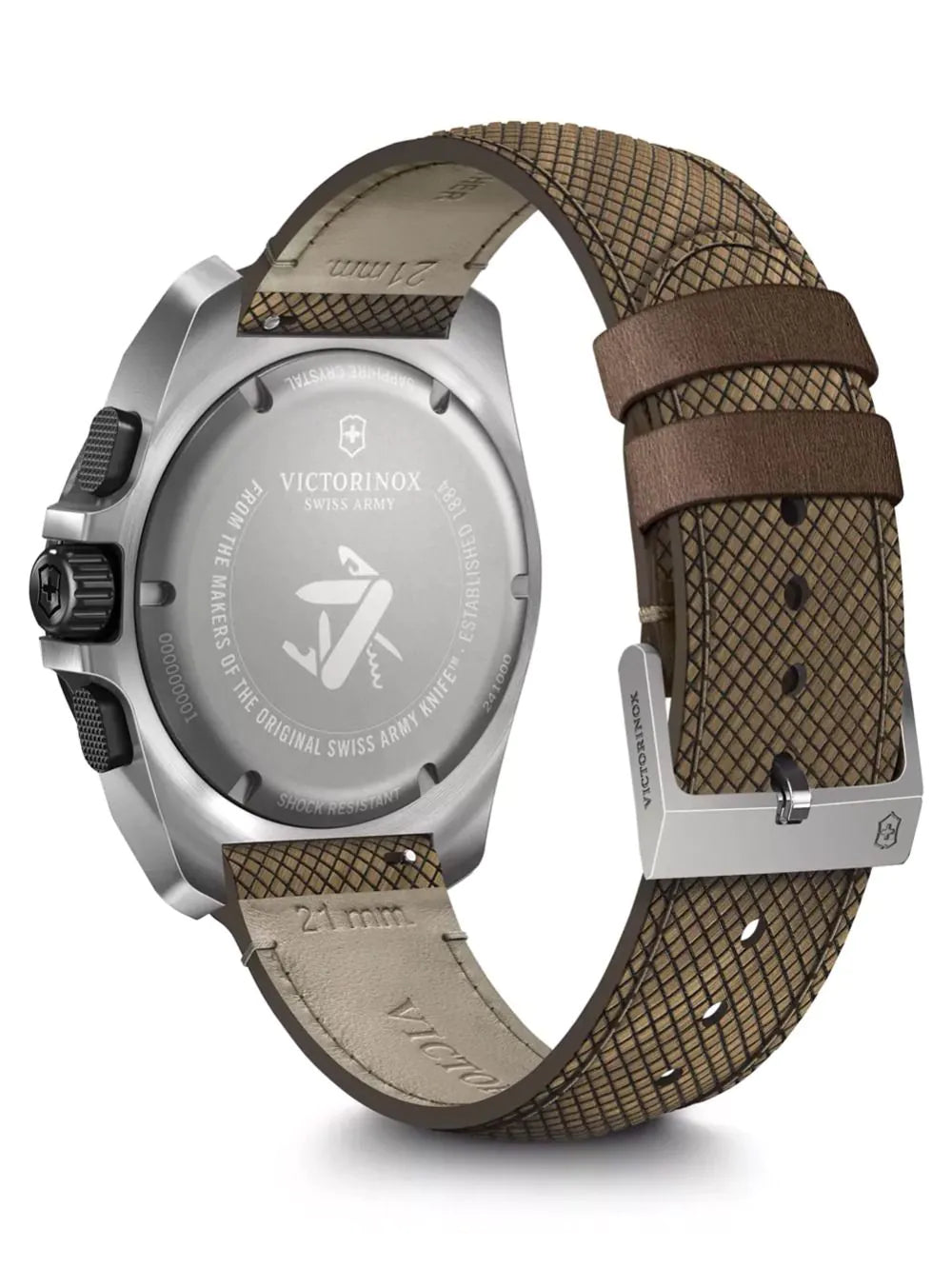 Victorinox 241988.1 Mens Watch I.N.O.X Titanium Chronograph 43mm 20ATM