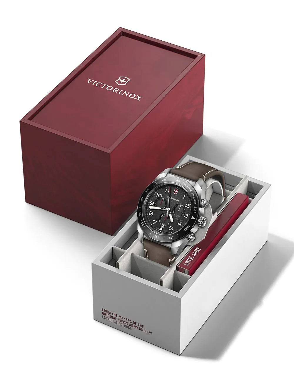 Victorinox 242046 Mens Watch Swiss Army Chrono 42mm 10ATM