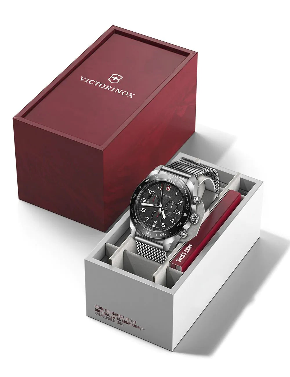 Victorinox 242048 Mens Watch Swiss Army Chrono 42mm 10ATM
