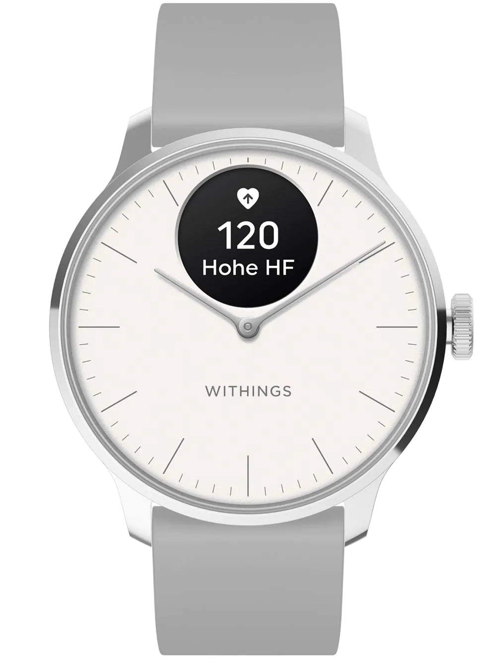 Withings HWA11-model 3-All-Int ScanWatch Light White 37 mm 5ATM