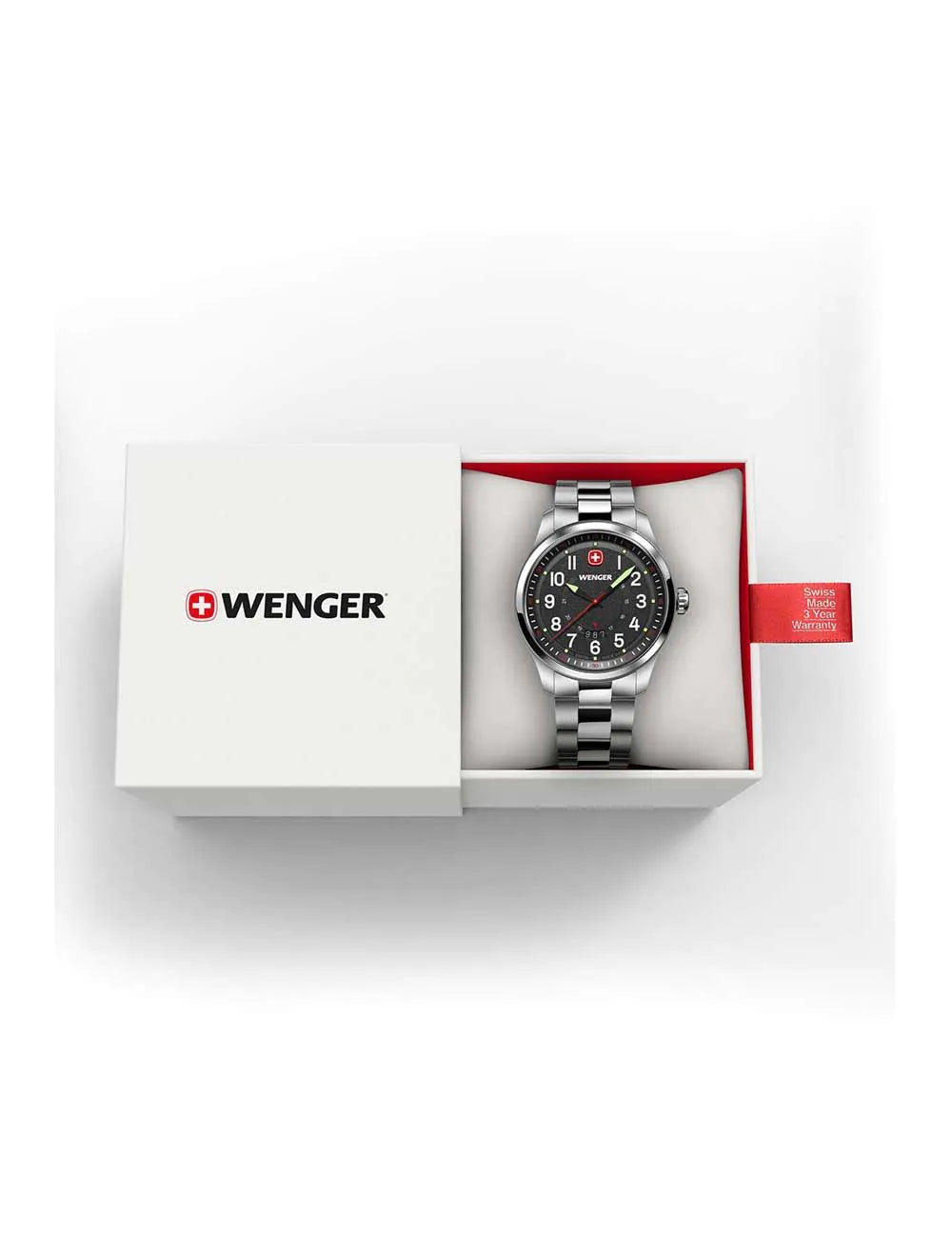 Wenger 01.0541.122 Mens Watch Terragraph 43mm 10ATM