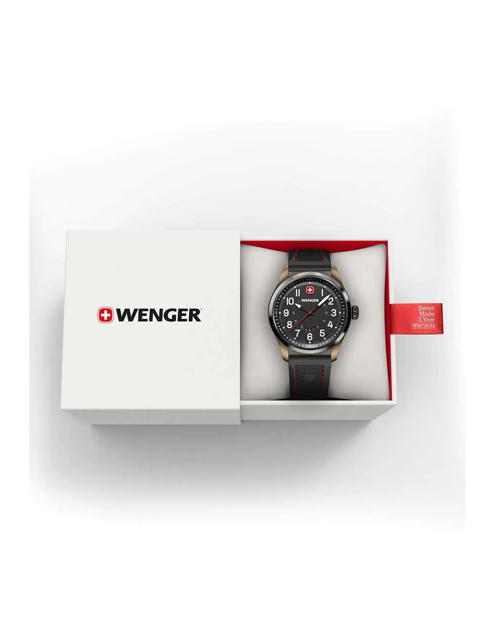 Wenger 01.0541.124 Mens Watch Terragraph 43mm 10ATM