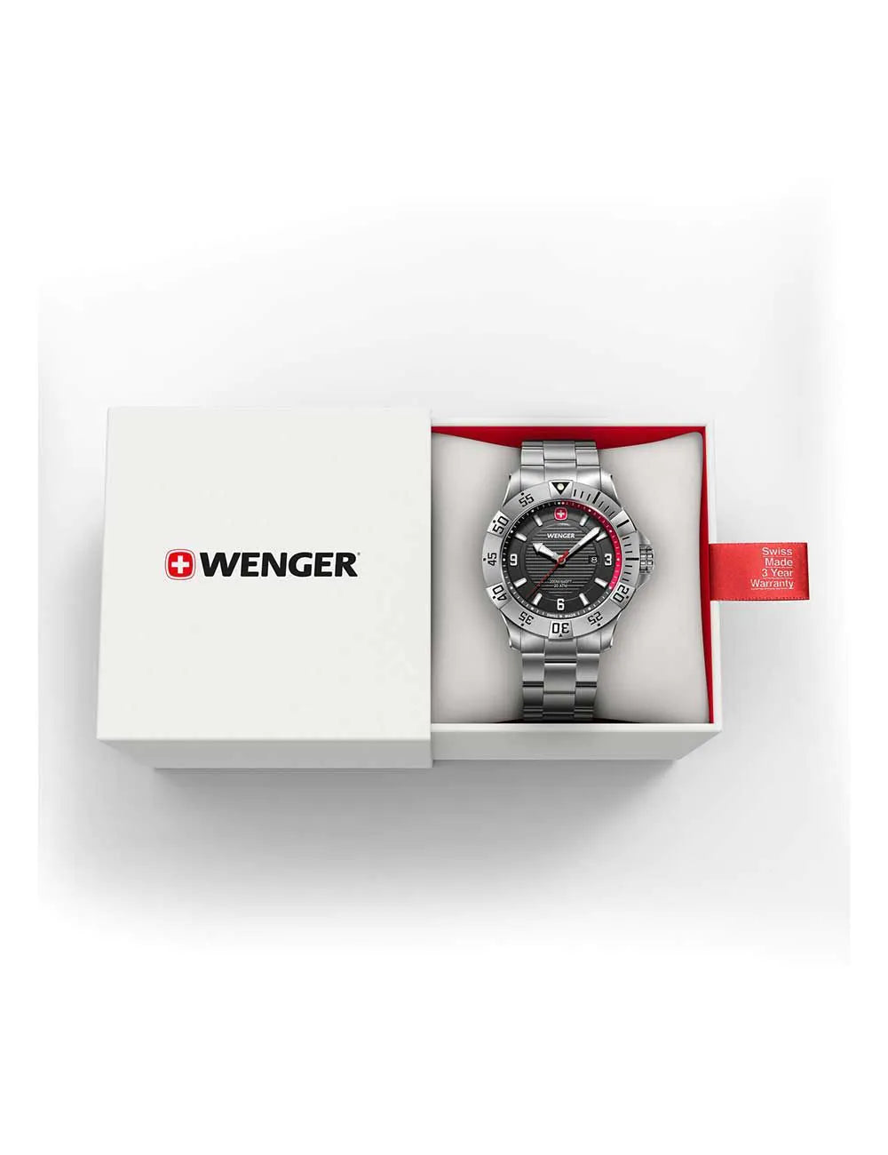 Wenger 01.0641.139 Mens Watch Seaforce 43mm 20ATM