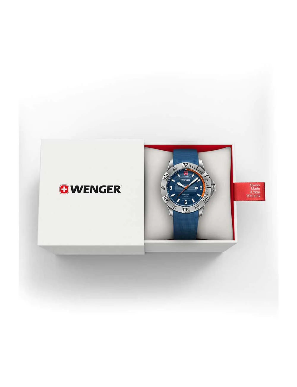 Wenger 01.0641.140 Mens Watch Seaforce 43mm 20ATM