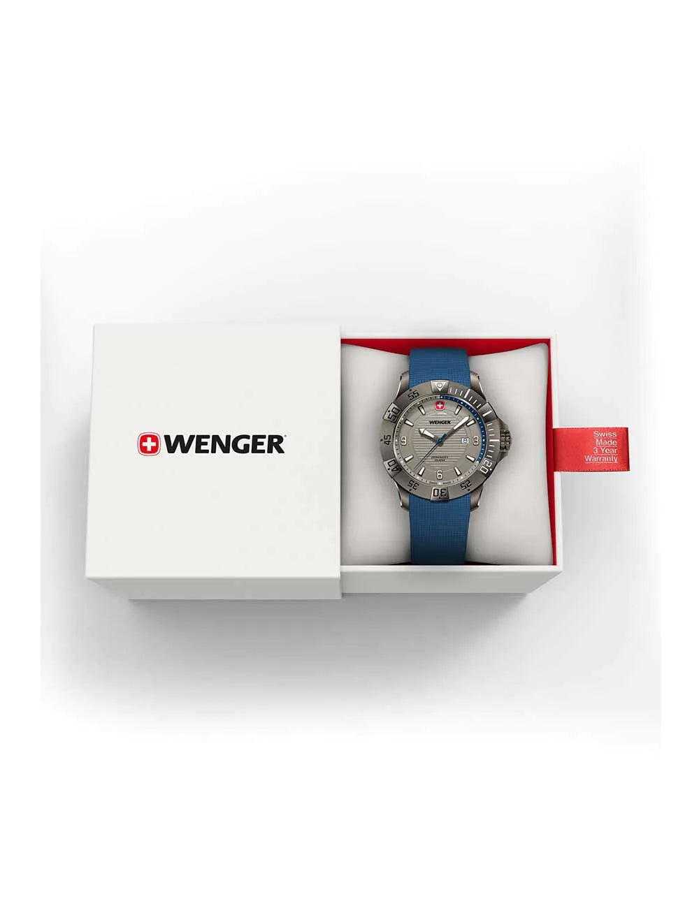 Wenger 01.0641.142 Mens Watch Seaforce 43mm 20ATM