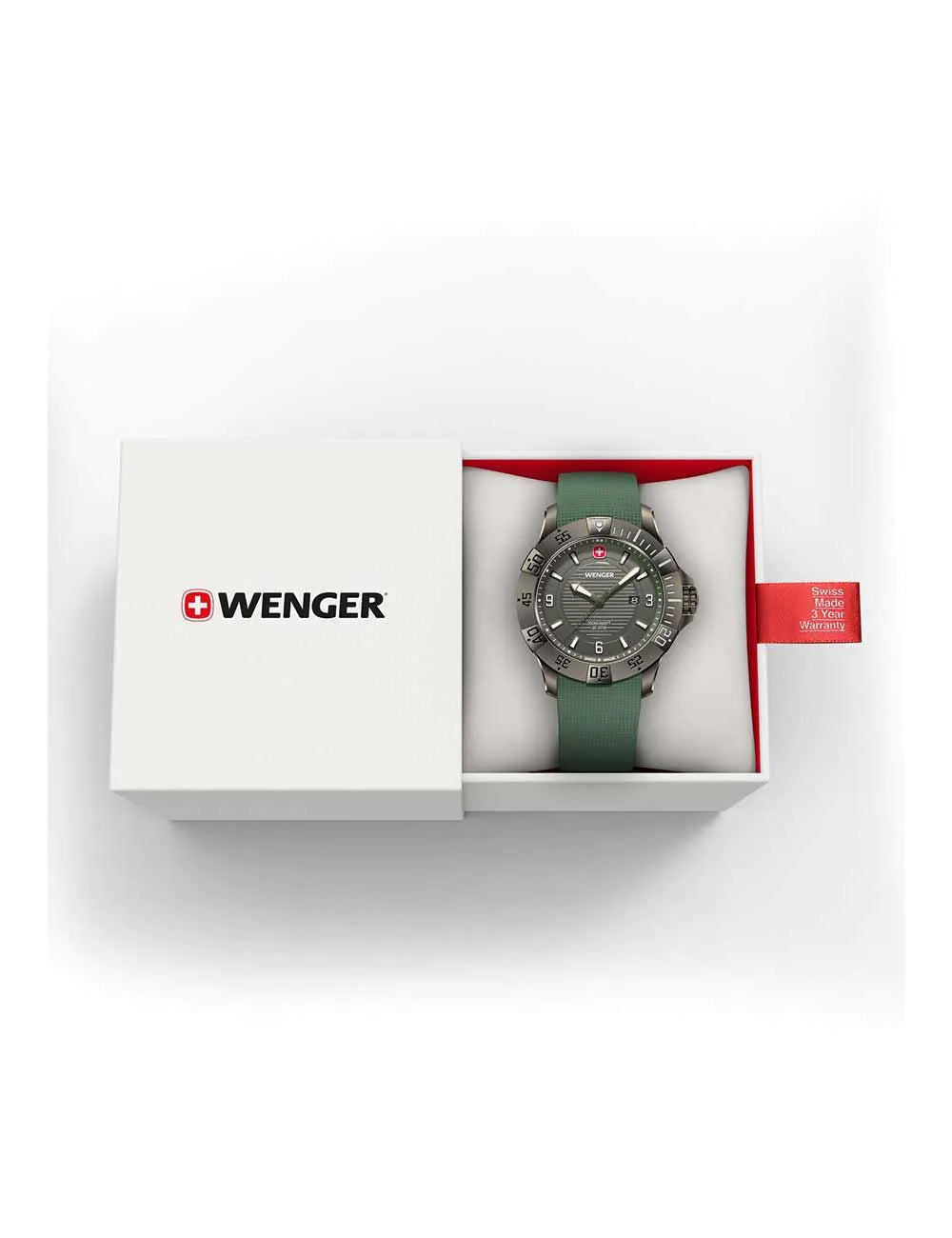 Wenger 01.0641.143 Mens Watch Seaforce 43mm 20ATM