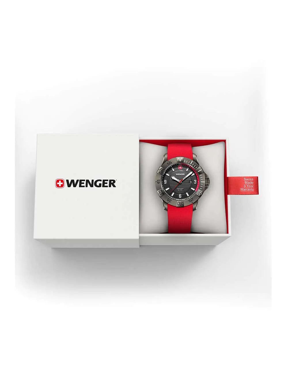 Wenger 01.0641.144 Mens Watch Seaforce 43mm 20ATM