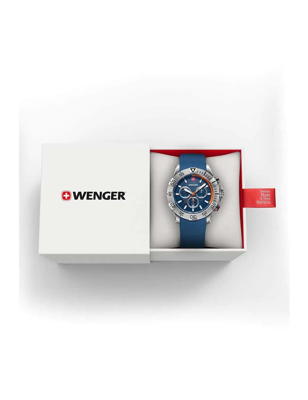 Wenger 01.0643.124 Mens Watch Seaforce Chronograph 43mm 20ATM
