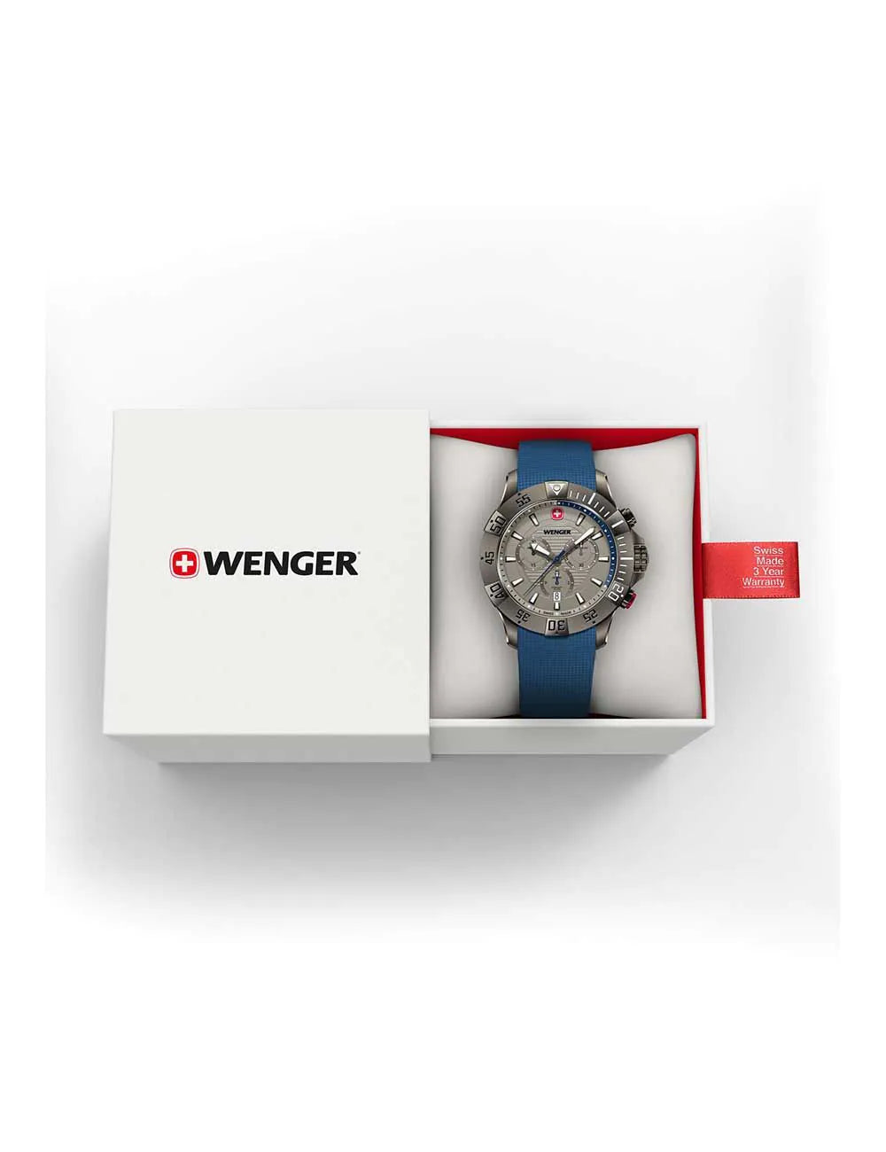 Wenger 01.0643.126 Mens Watch Seaforce Chronograph 43mm 20ATM