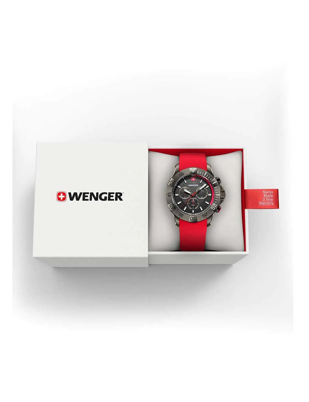 Wenger 01.0643.128 Mens Watch Seaforce Chronograph 43mm 20ATM