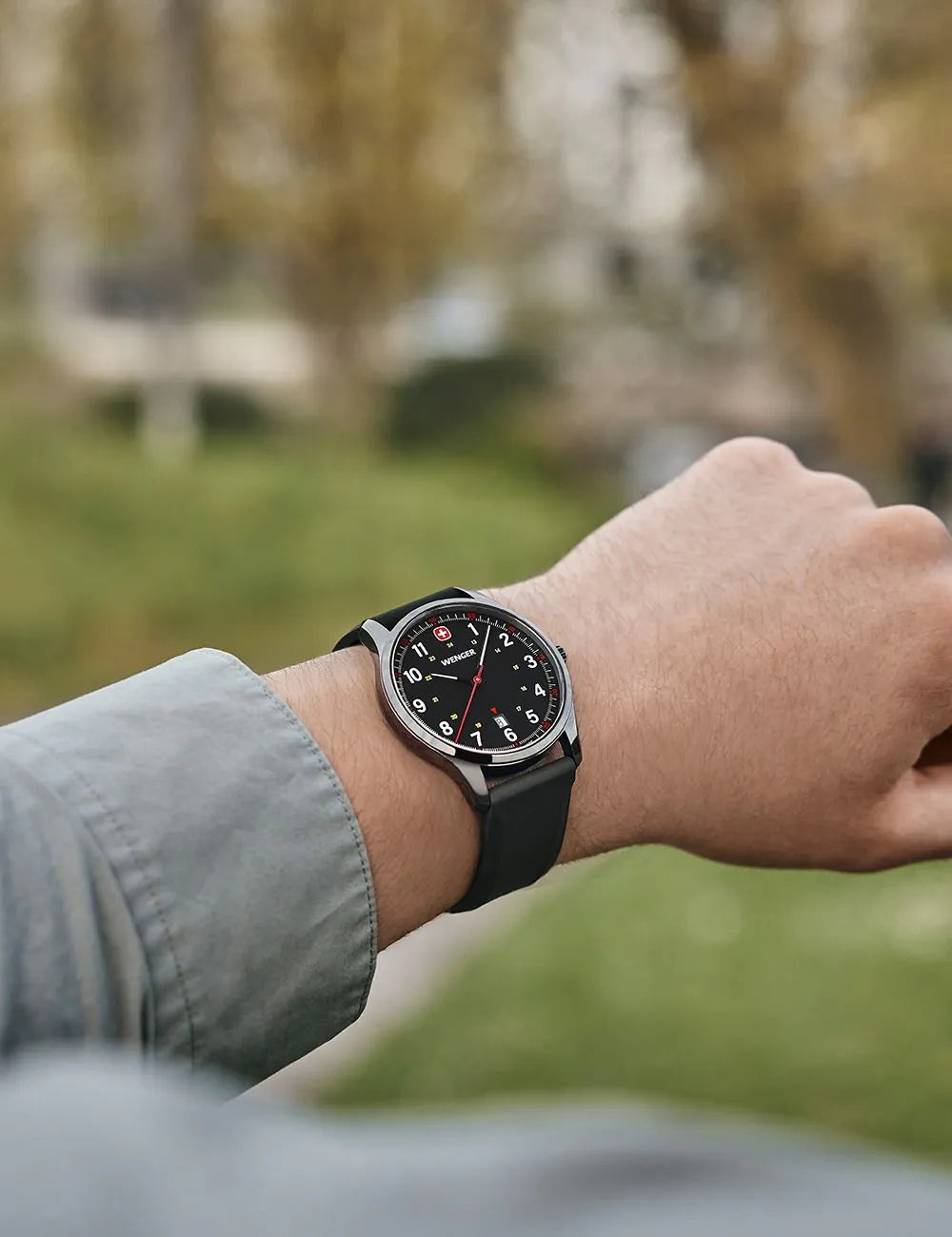 Wenger 01.1441.135 Mens Watch City Sport 42mm 5ATM