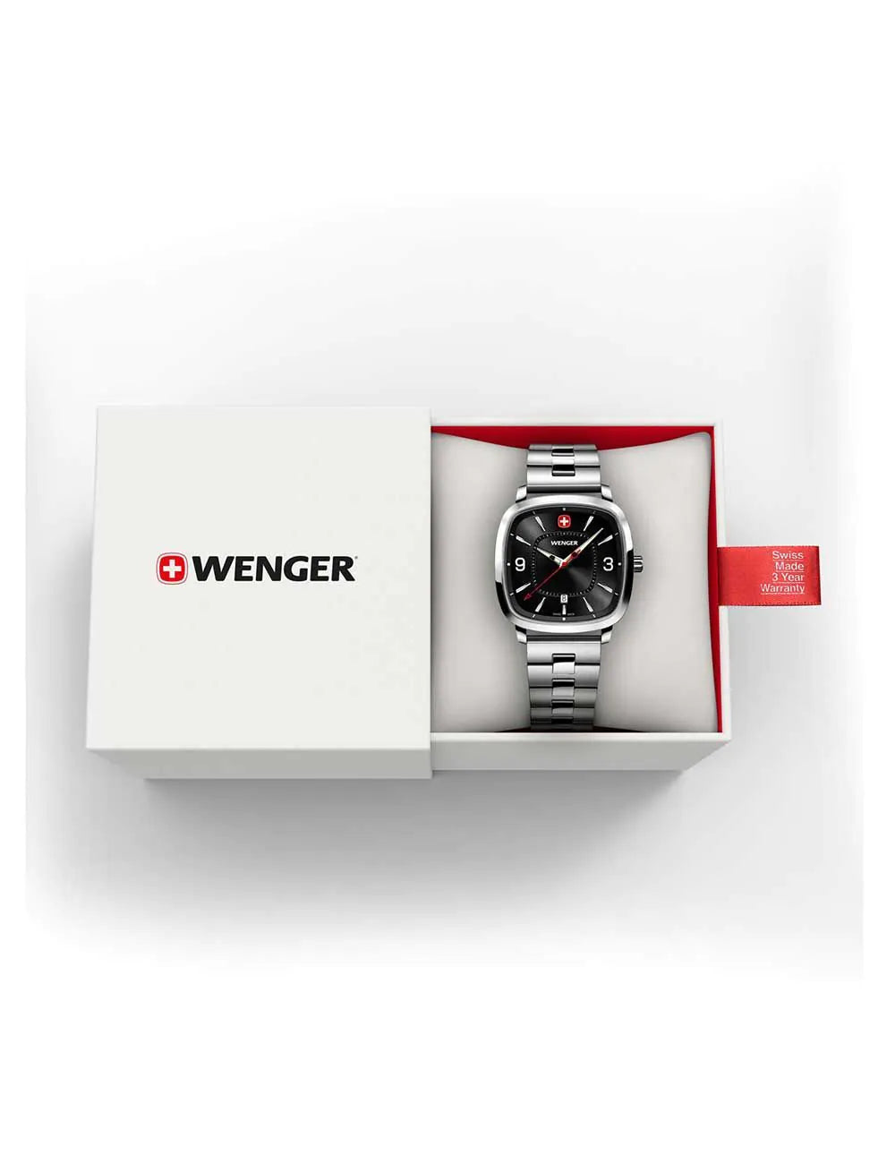 Wenger 01.1921.108 Mens Watch Vintage Sport 37mm 5ATM