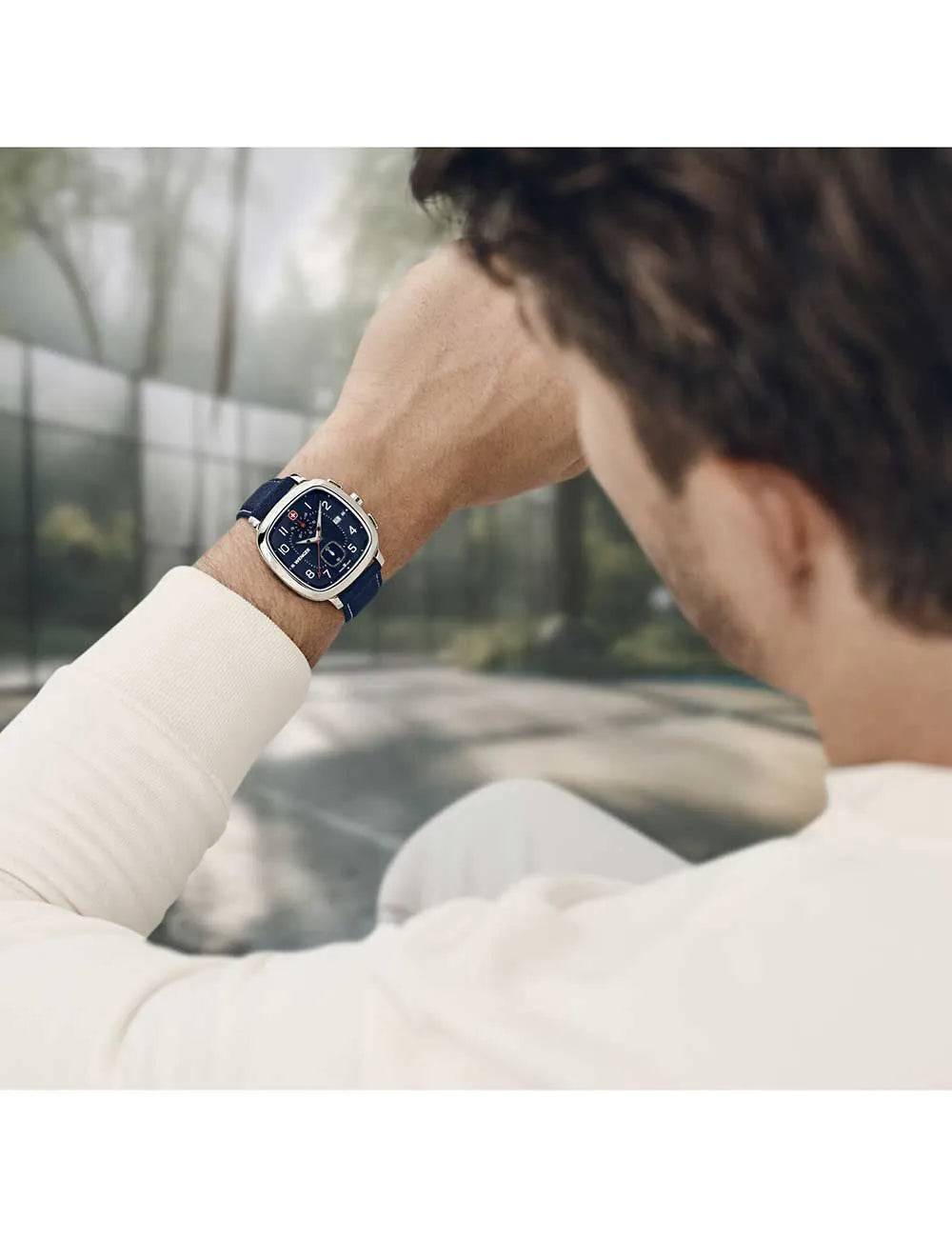 Wenger 01.1933.110 Mens Watch Vintage Sport Chronograph 40mm 5ATM