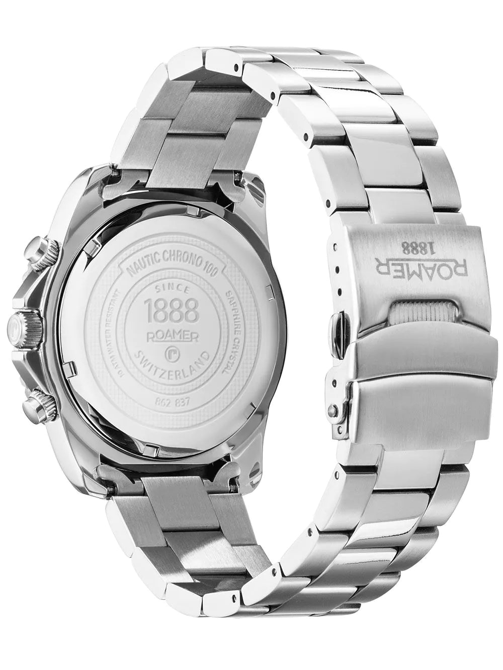Roamer 862837 41 65 20 Mens Watch Nautic Chrono 100 Chronograph 43mm 10ATM