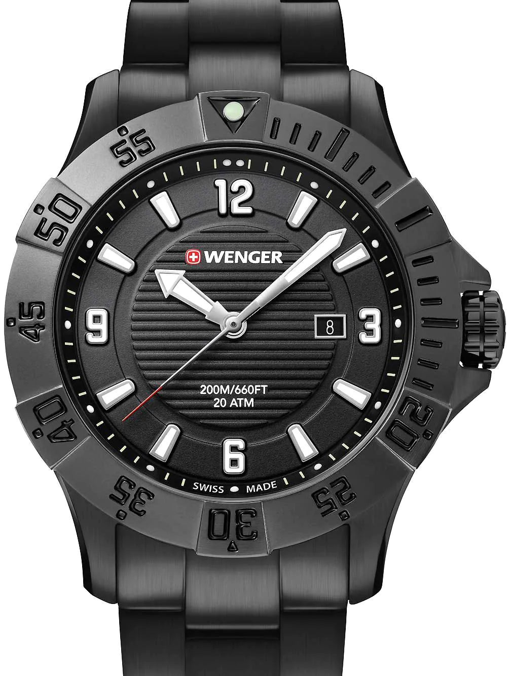 Wenger 01.0641.135 Seaforce diver Mens Watch 43mm 20ATM