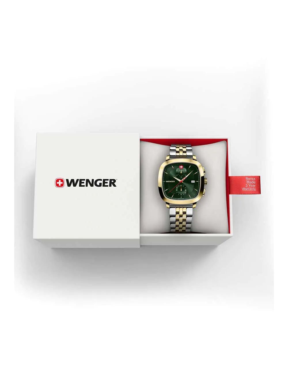 Wenger 01.1933.105 Mens Watch Vintage Classic Chronograph 40mm 5ATM